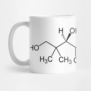 Vitamin B5 Pantothenic Acid C9H17NO5 Molecule Mug